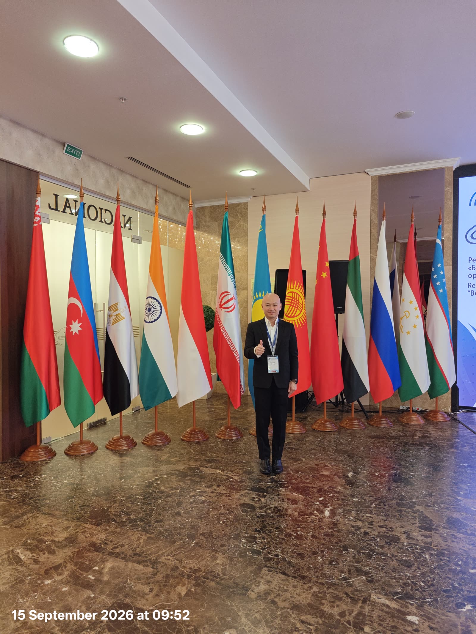 Raymond Cheung representing Singapore at international reinsurance conference, Minsk 2026