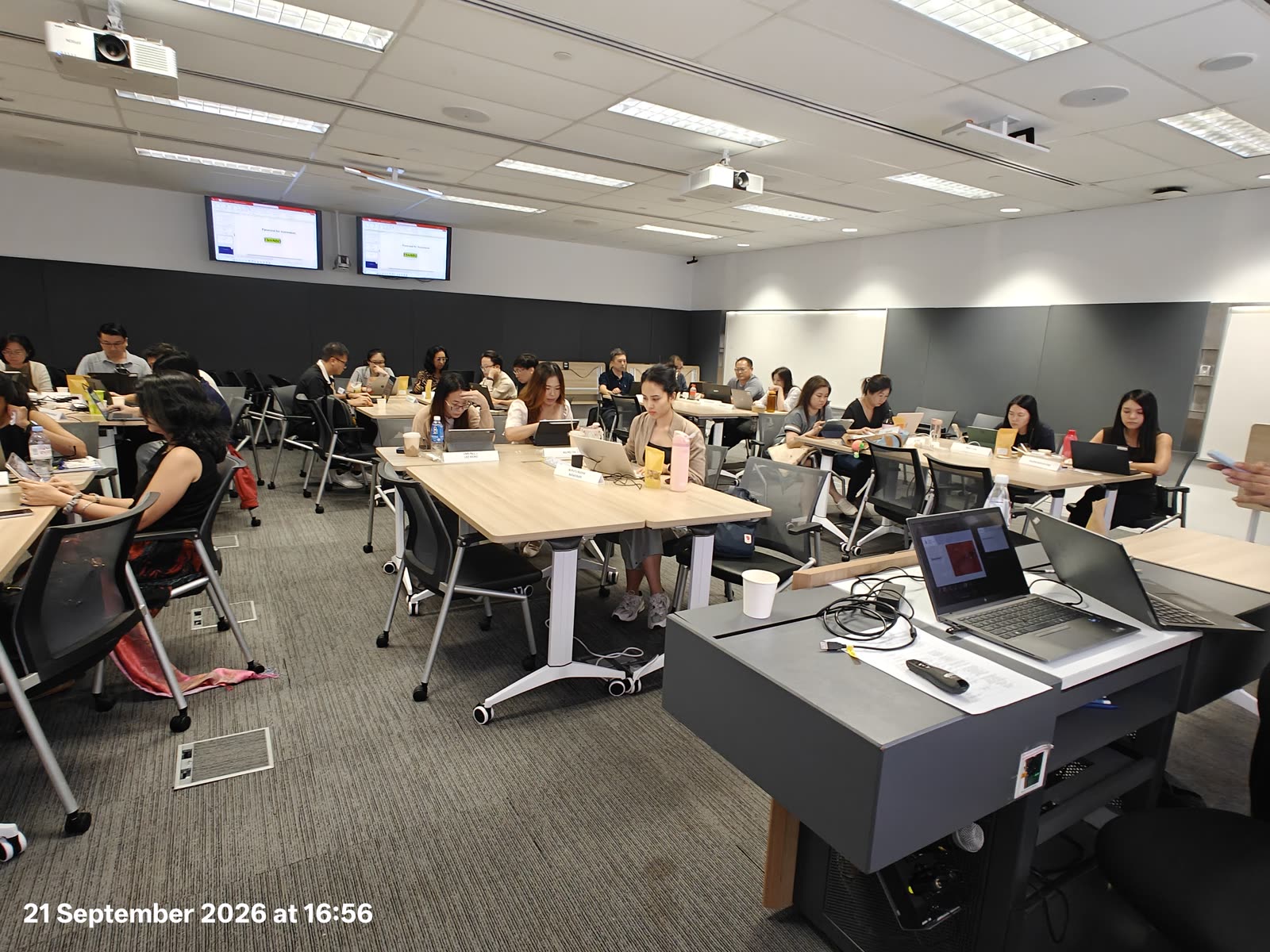 Participants at Raymond Cheung's executive training session, September 2026